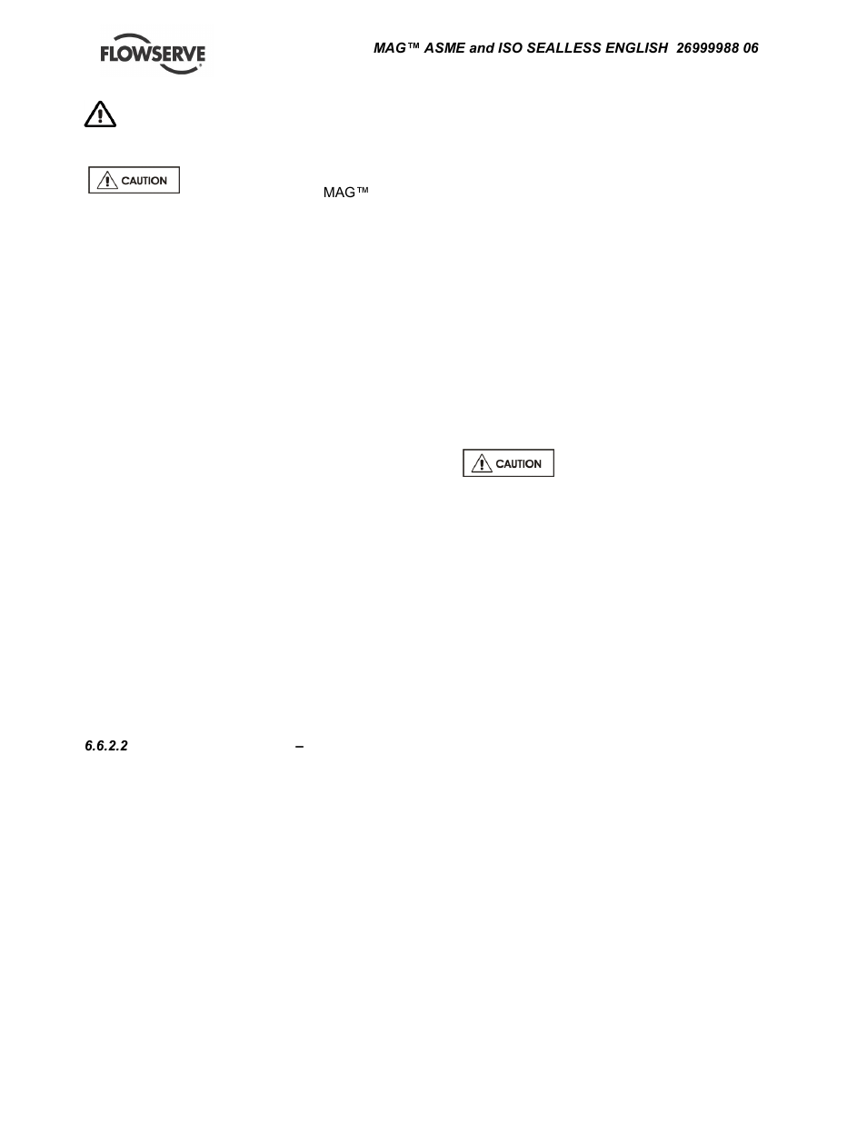 Examination of parts | Flowserve TB-MAG INNOMAG User Manual | Page 28 / 44