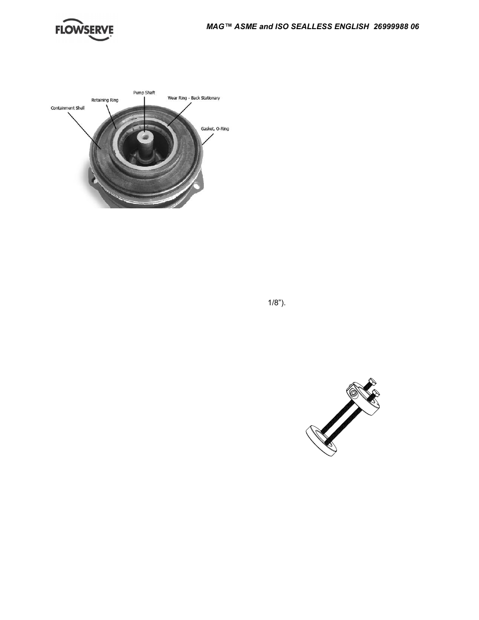 Gasket, o-ring, Casing repair, Containment shell repair | 8 gasket, o-ring, 9 casing repair, 10 containment shell repair | Flowserve TB-MAG INNOMAG User Manual | Page 29 / 44