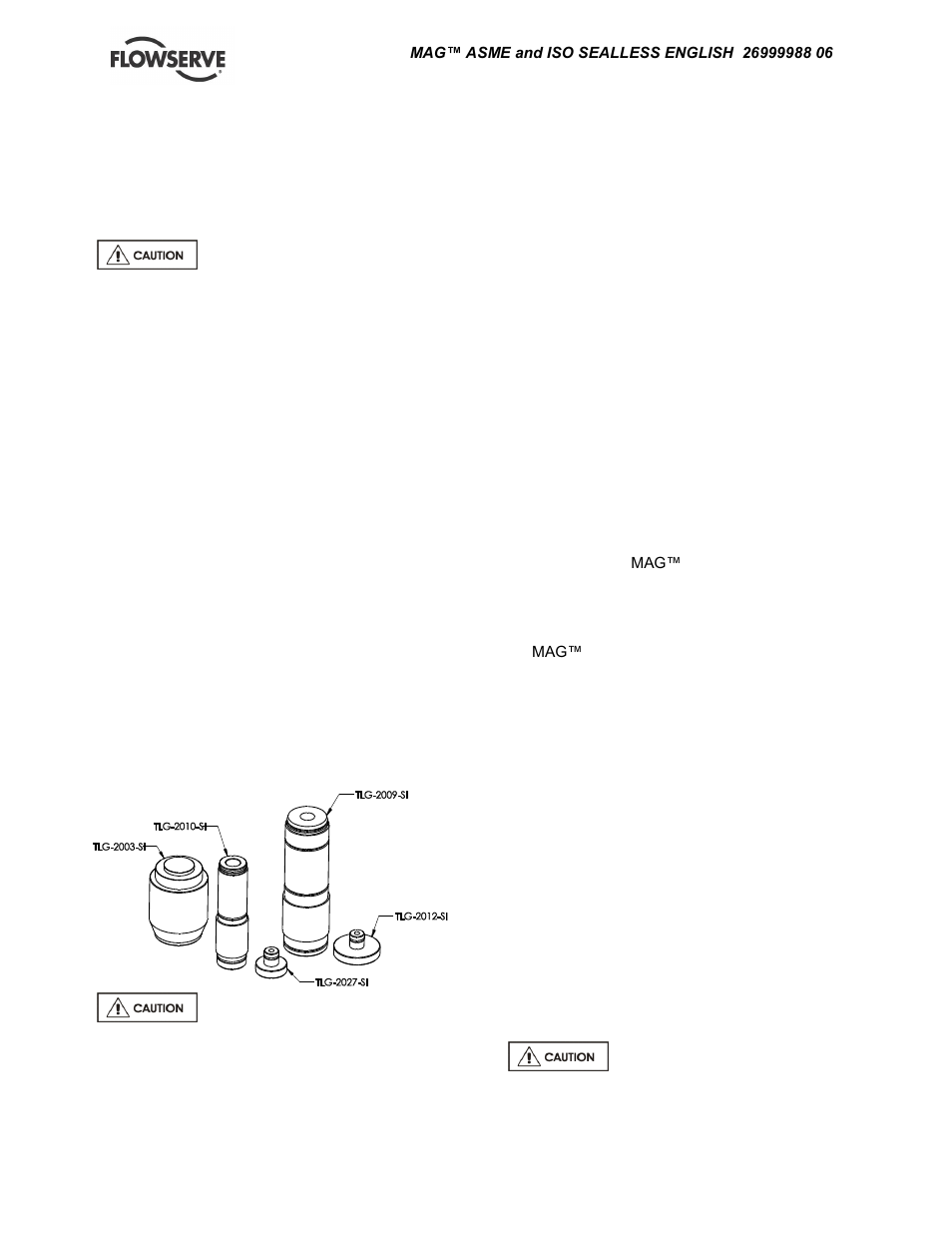 Impeller repair, 11 impeller repair | Flowserve TB-MAG INNOMAG User Manual | Page 30 / 44