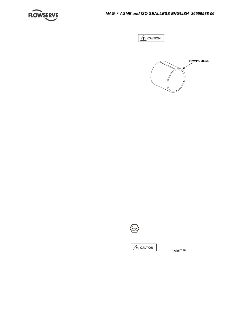 Wet end assembly, 12 wet end assembly | Flowserve TB-MAG INNOMAG User Manual | Page 31 / 44