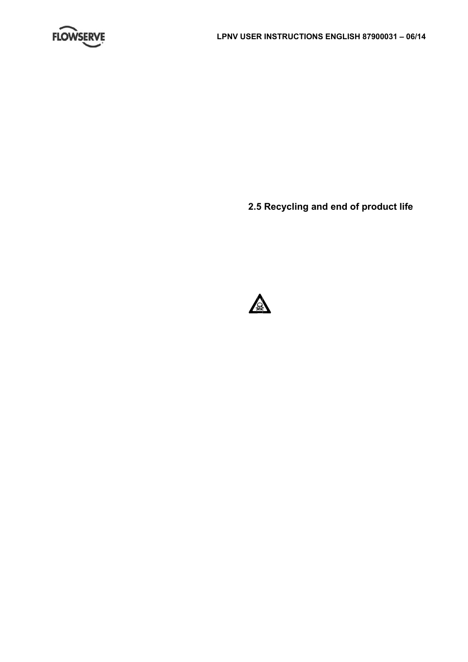 Flowserve LPNV Worthington User Manual | Page 13 / 48