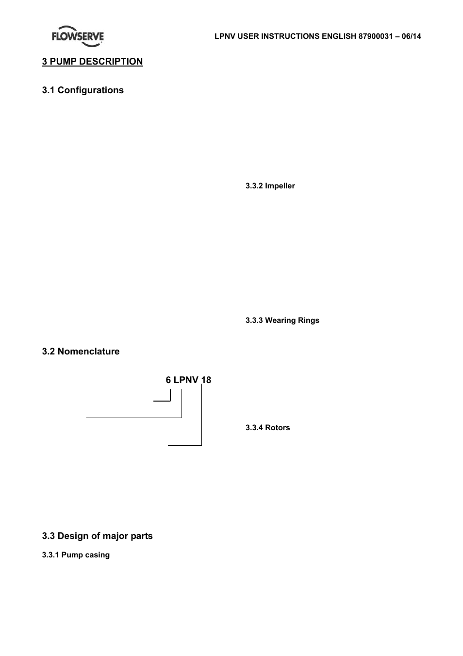 Flowserve LPNV Worthington User Manual | Page 14 / 48