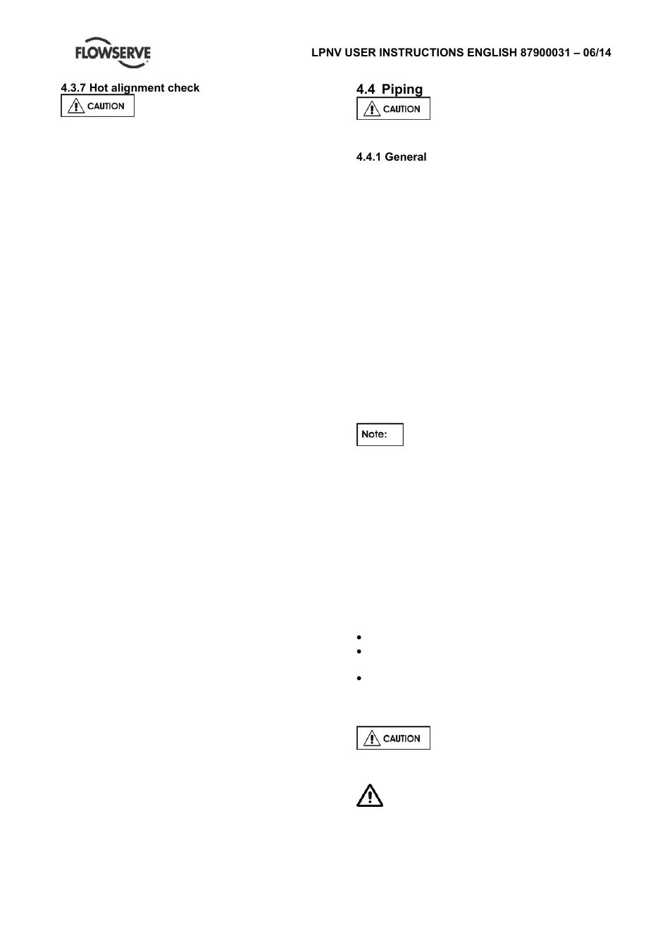 Flowserve LPNV Worthington User Manual | Page 20 / 48