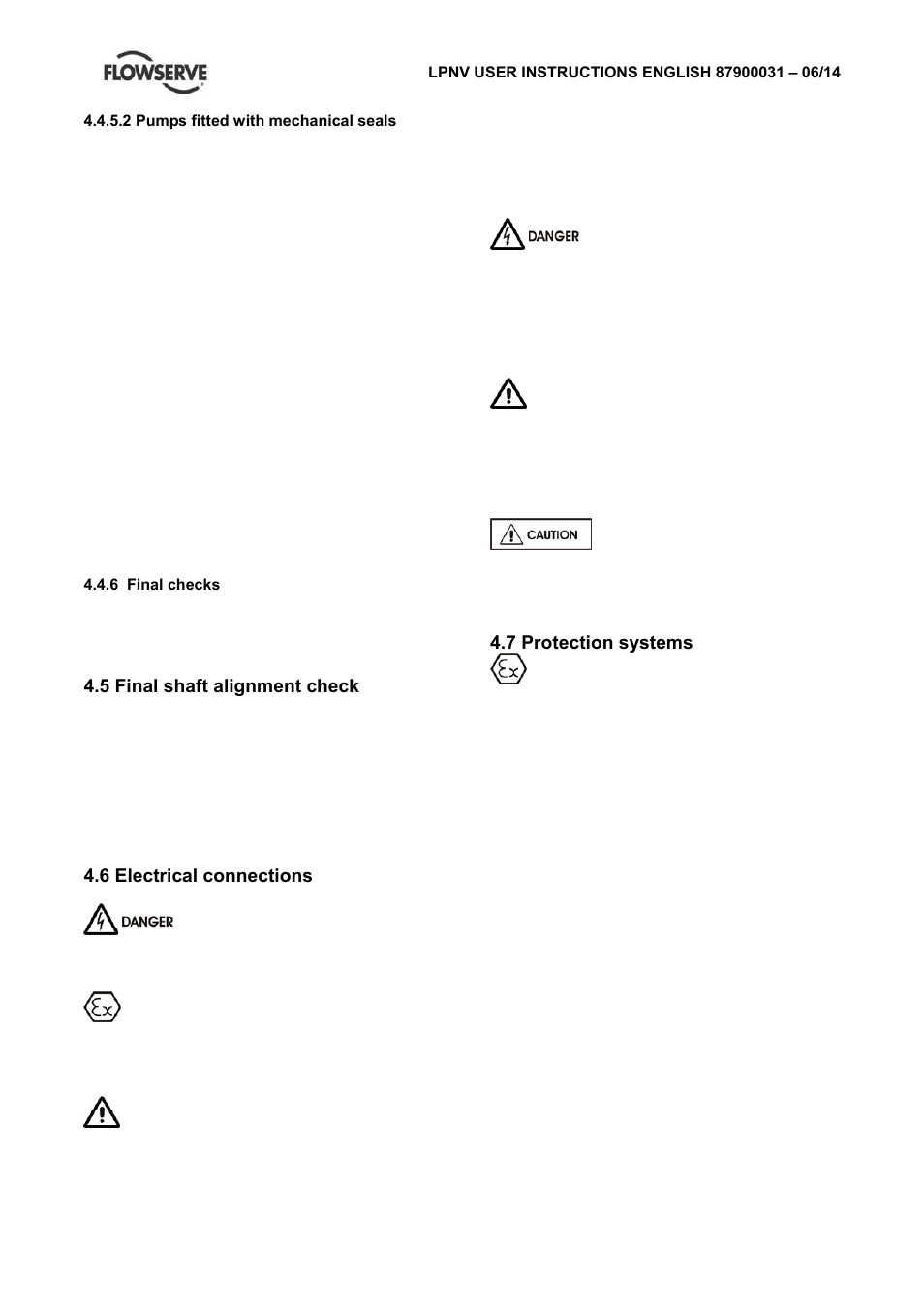 Flowserve LPNV Worthington User Manual | Page 22 / 48