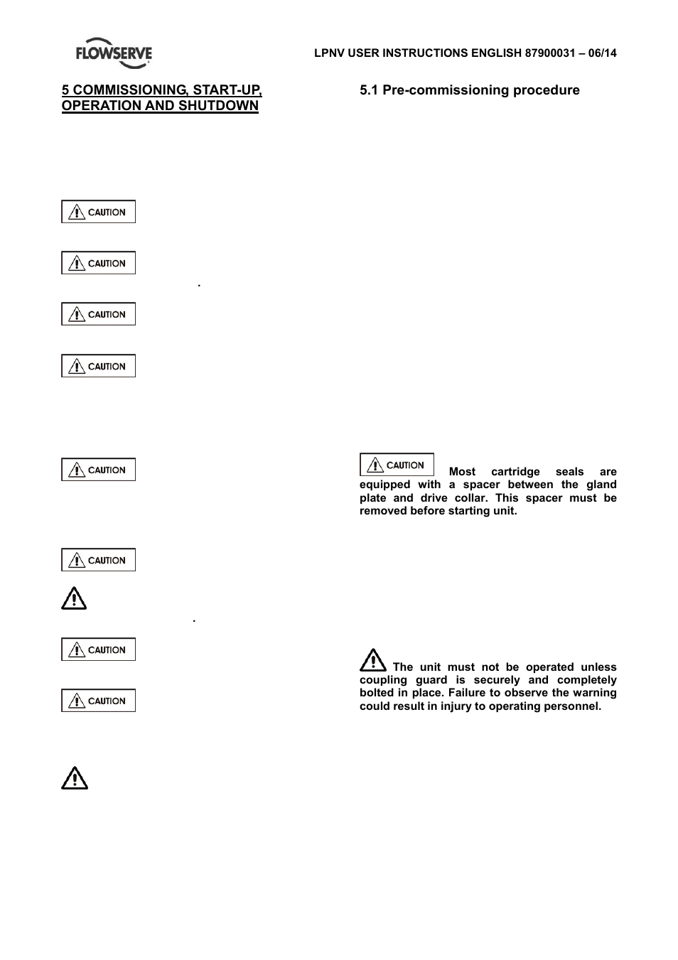 Flowserve LPNV Worthington User Manual | Page 23 / 48