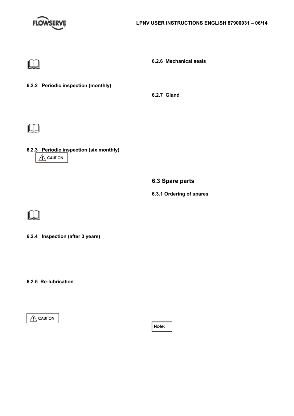 Flowserve LPNV Worthington User Manual | Page 31 / 48
