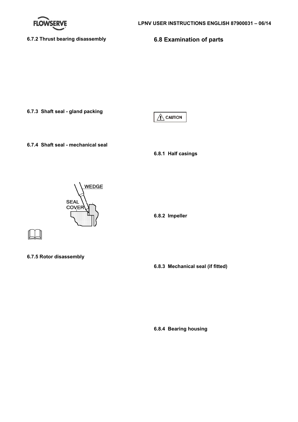 Flowserve LPNV Worthington User Manual | Page 35 / 48