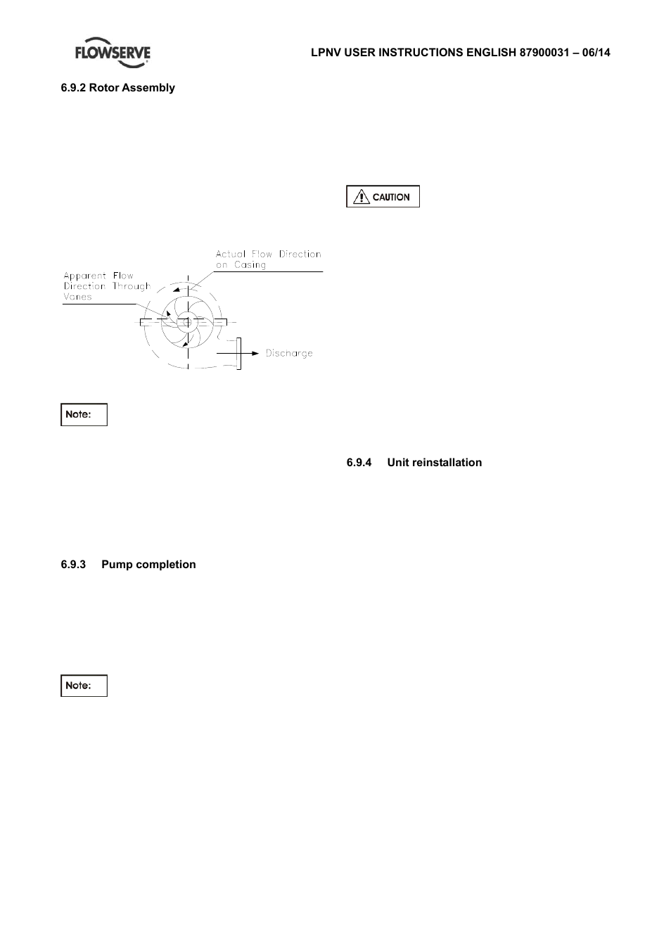 Flowserve LPNV Worthington User Manual | Page 38 / 48