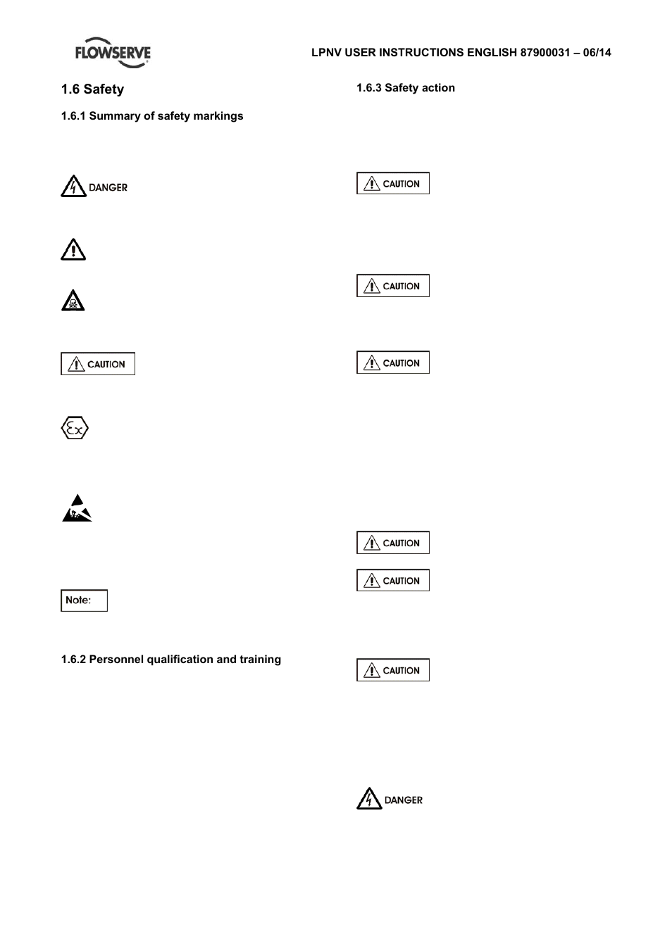 Flowserve LPNV Worthington User Manual | Page 4 / 48