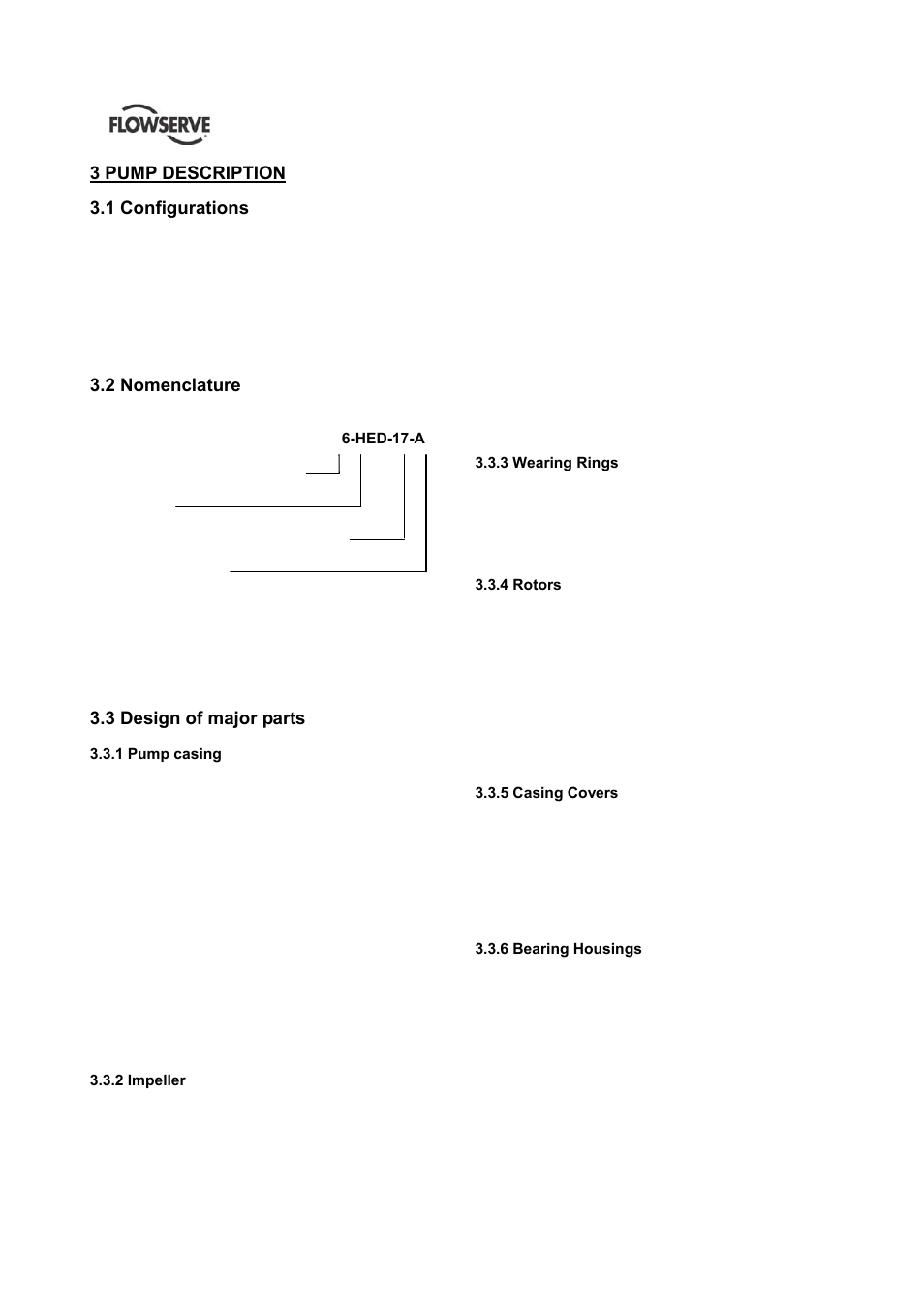 Flowserve HED Worthington User Manual | Page 13 / 64