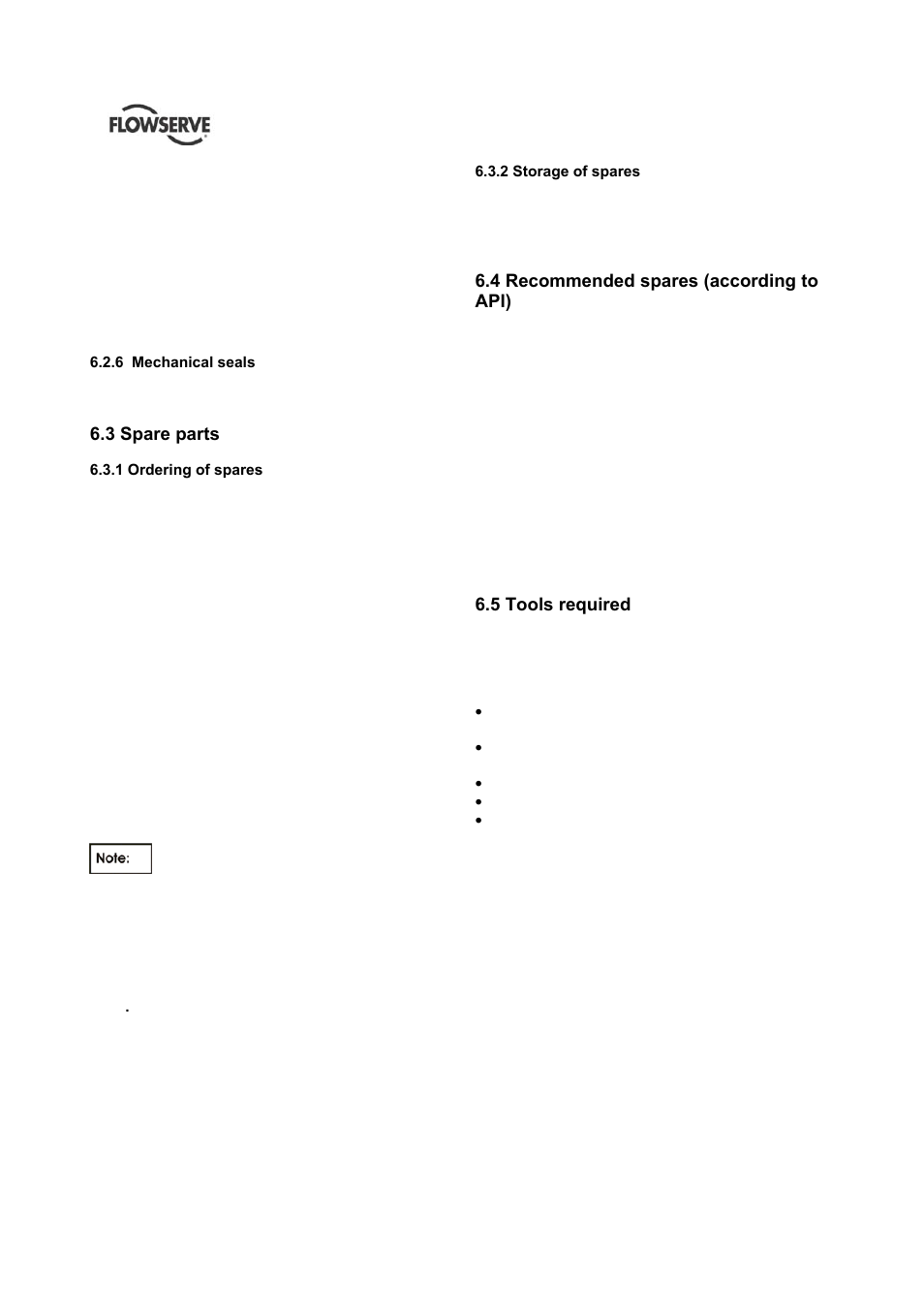 Flowserve HED Worthington User Manual | Page 35 / 64