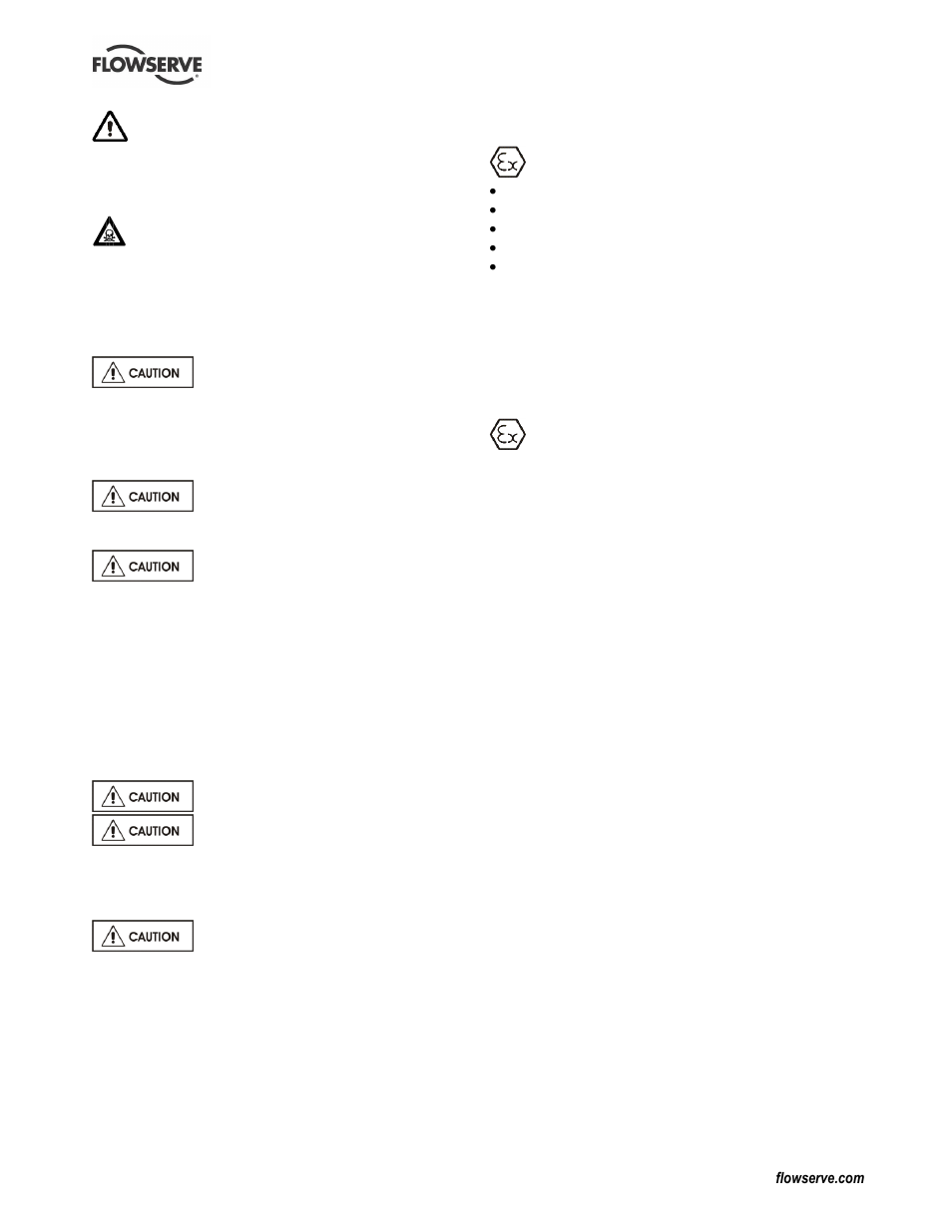 Atex marking (1.6.4.2), Compliance, atex (1.6.4.1) | Flowserve Mark 3 ISO Durco User Manual | Page 6 / 32