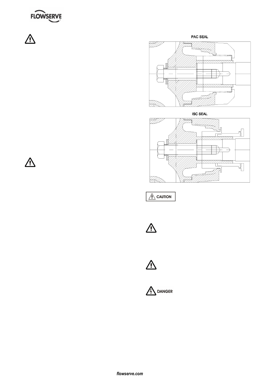 5 running the pump | Flowserve MENBLOC 60Hz User Manual | Page 24 / 36