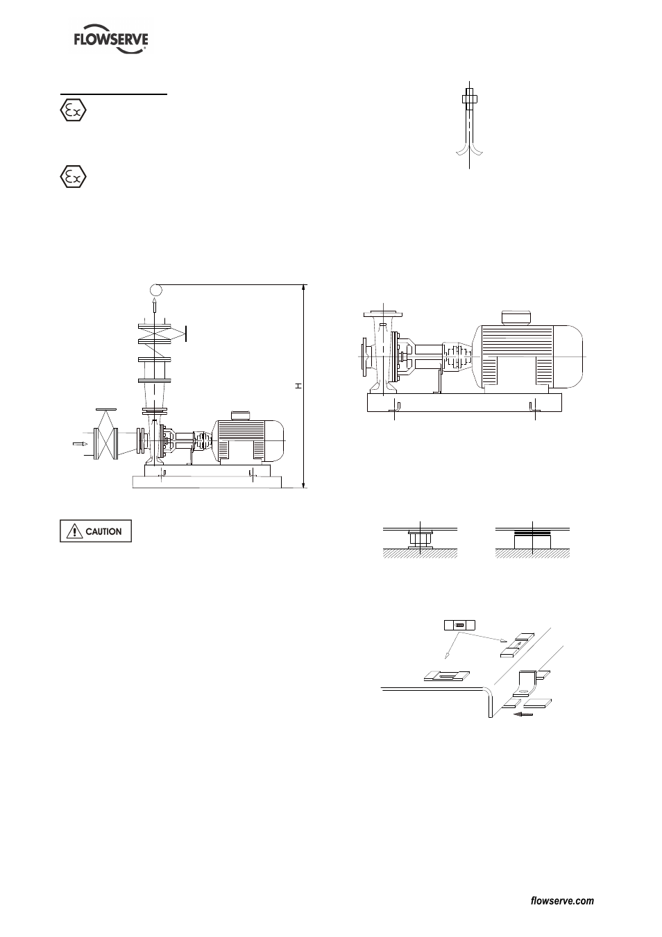 4 installation, 1 location, 2 foundation | 3 grouting | Flowserve MEN User Manual | Page 17 / 36