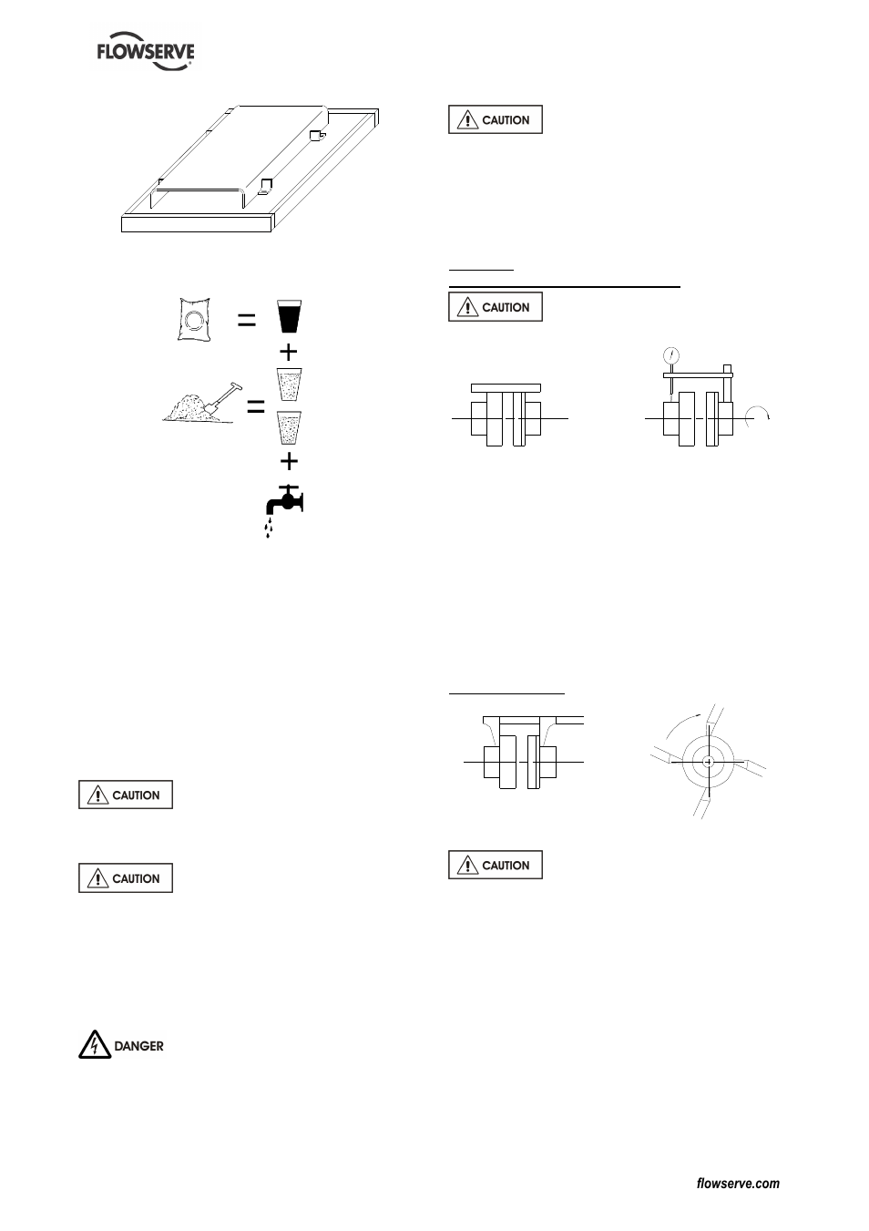 4 initial alignment | Flowserve MEN User Manual | Page 18 / 36
