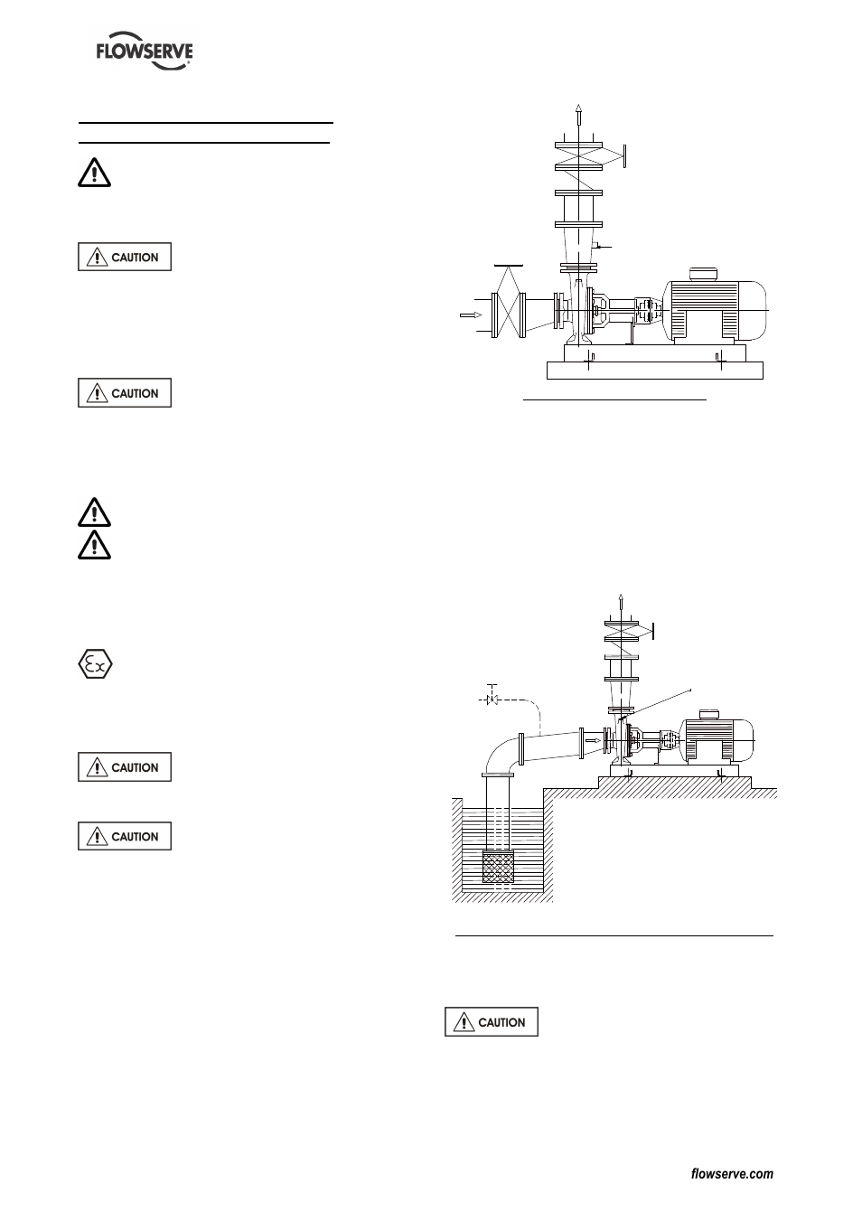5 commissioning, start-up, operation and shutdown, 1 direction of rotation, 2 guarding | 3 priming and auxiliary supplies | Flowserve MEN User Manual | Page 22 / 36