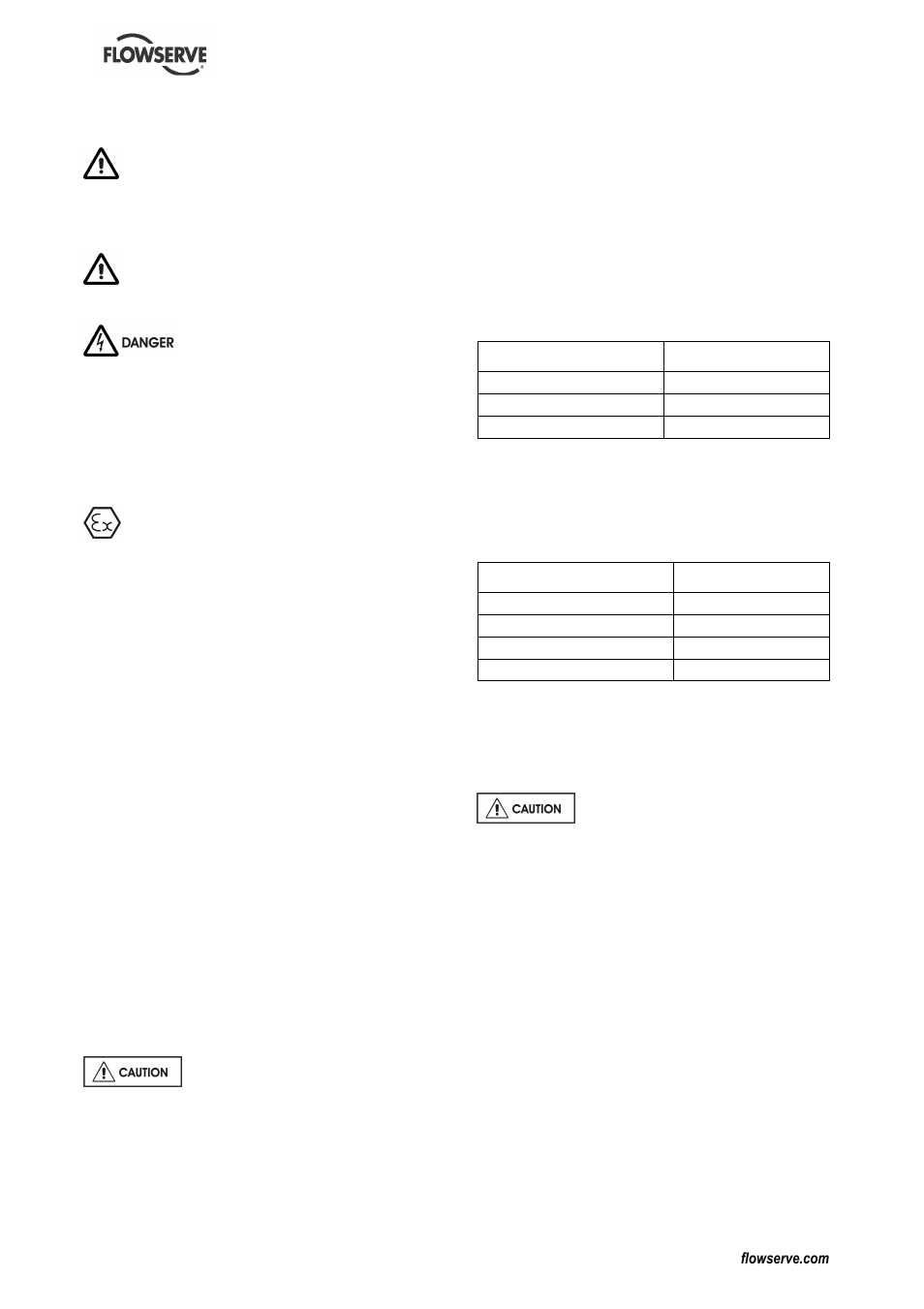 6 stopping and shutdown | Flowserve MEN User Manual | Page 24 / 36