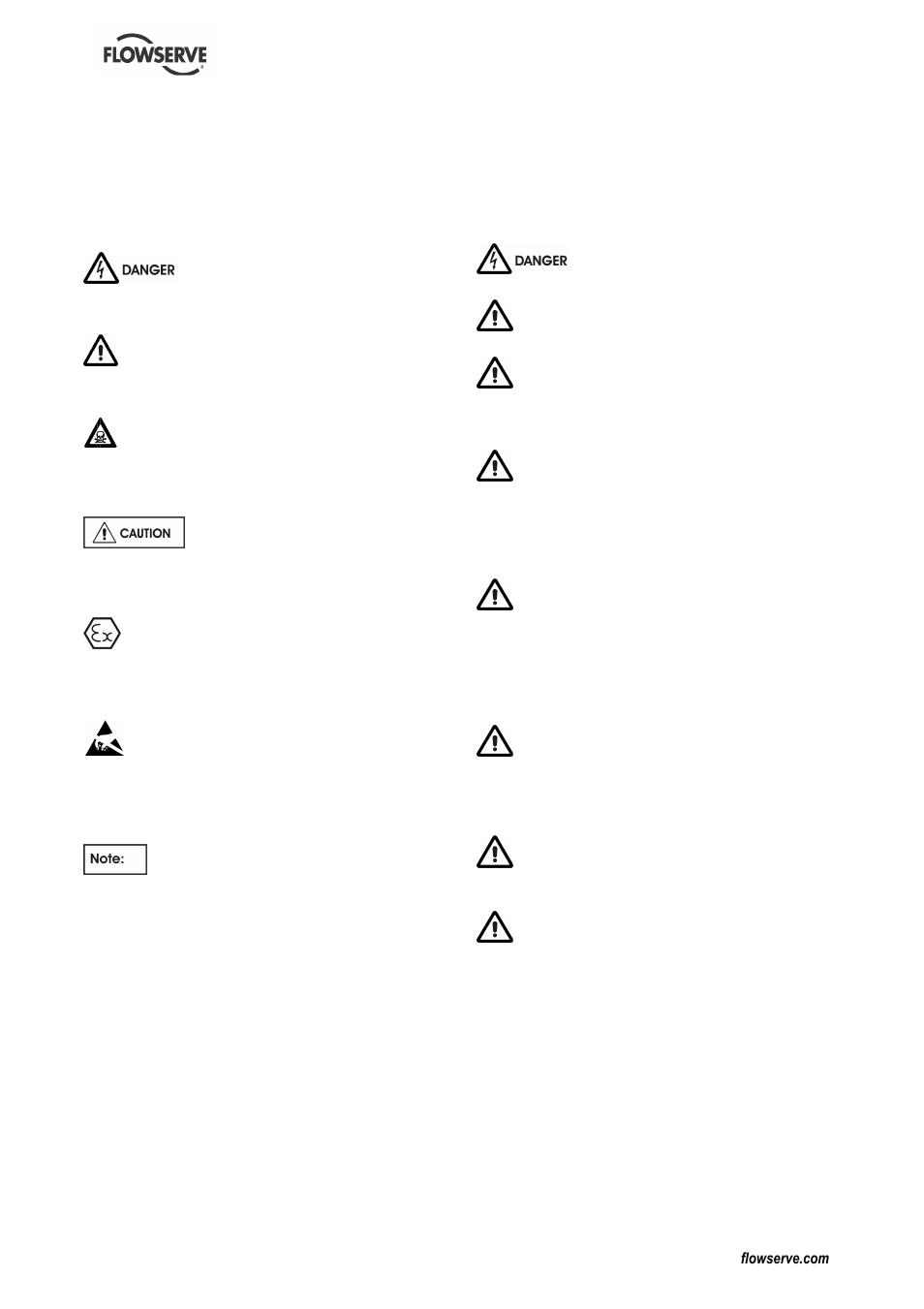 6 safety | Flowserve MEN User Manual | Page 5 / 36