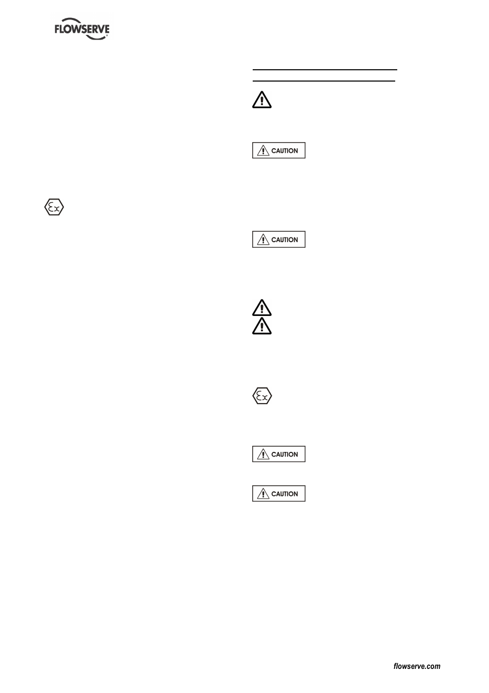 Flowserve ME User Manual | Page 21 / 36