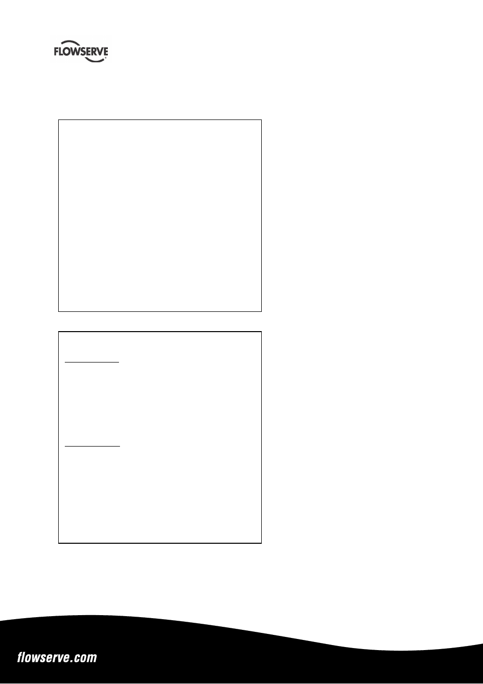 Flowserve ME User Manual | Page 36 / 36