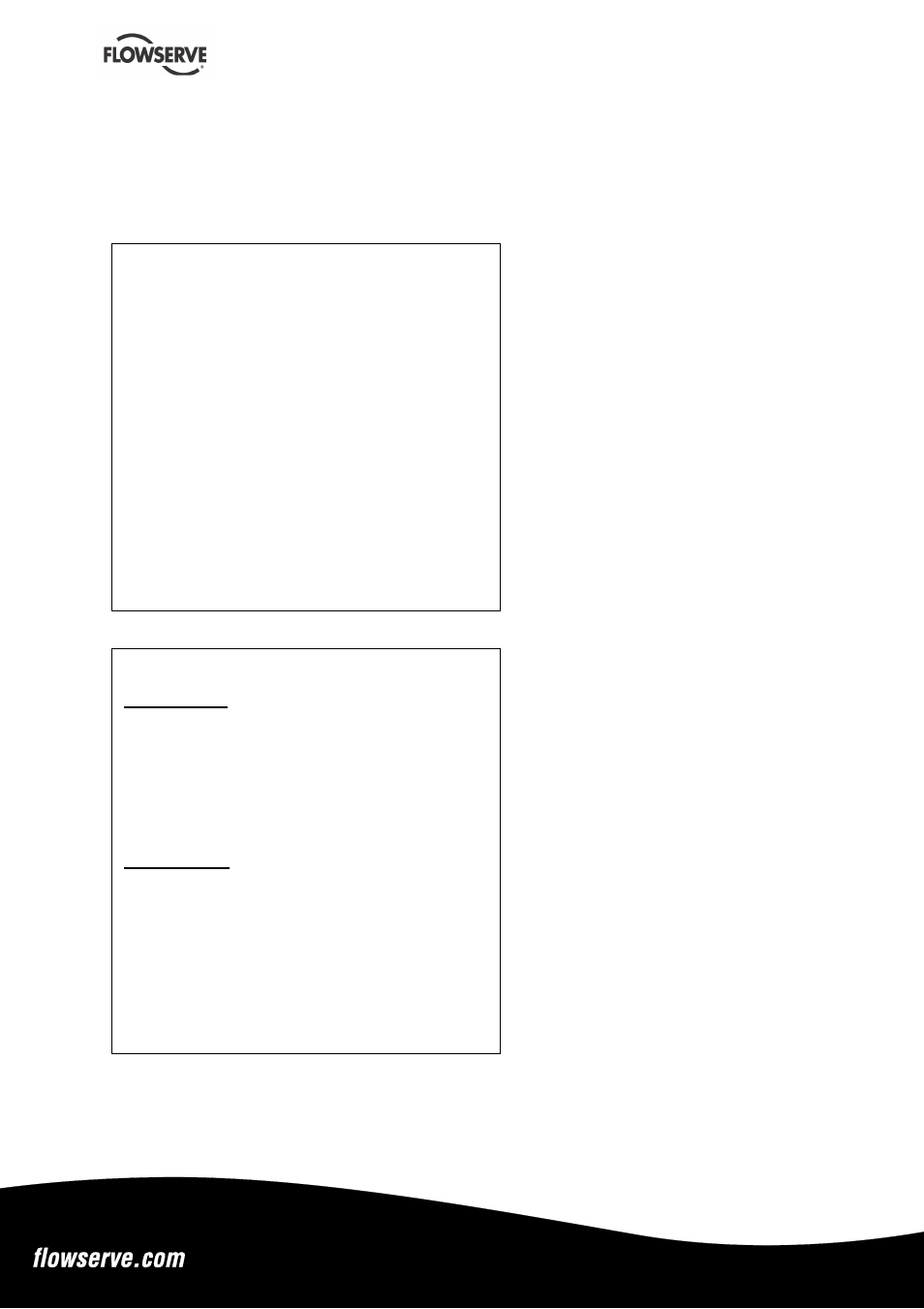 Flowserve FP User Manual | Page 40 / 40
