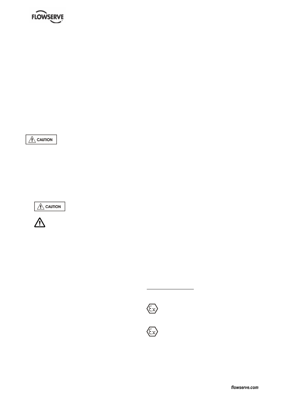7 hydraulic, mechanical and electrical duty, 6 maintenance, 1 general | Flowserve DS User Manual | Page 24 / 36