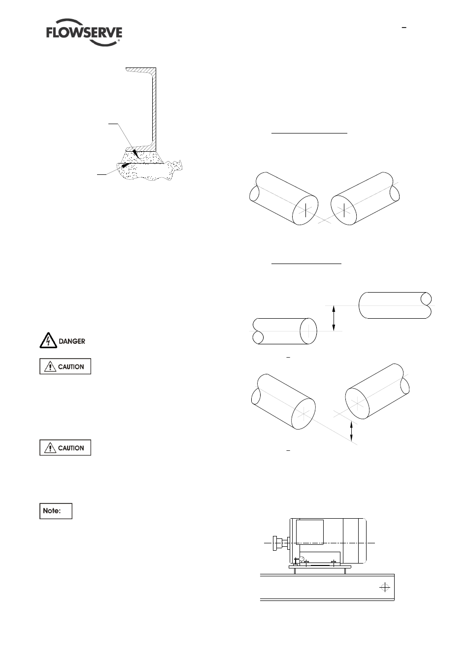 5 initial alignment | Flowserve PHL User Manual | Page 13 / 31