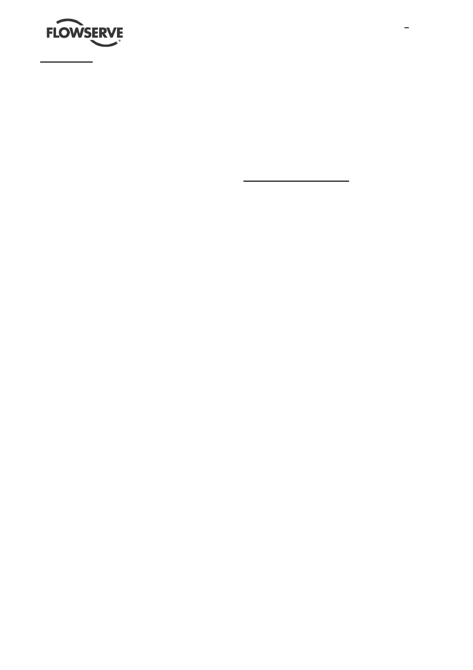 Flowserve PHL User Manual | Page 2 / 31