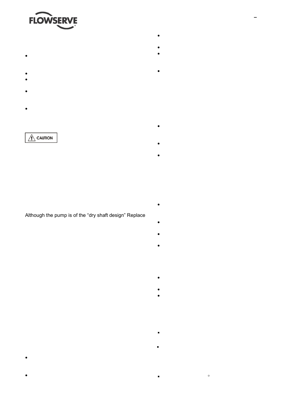 8 examination of parts, 9 assembly | Flowserve PHL User Manual | Page 24 / 31