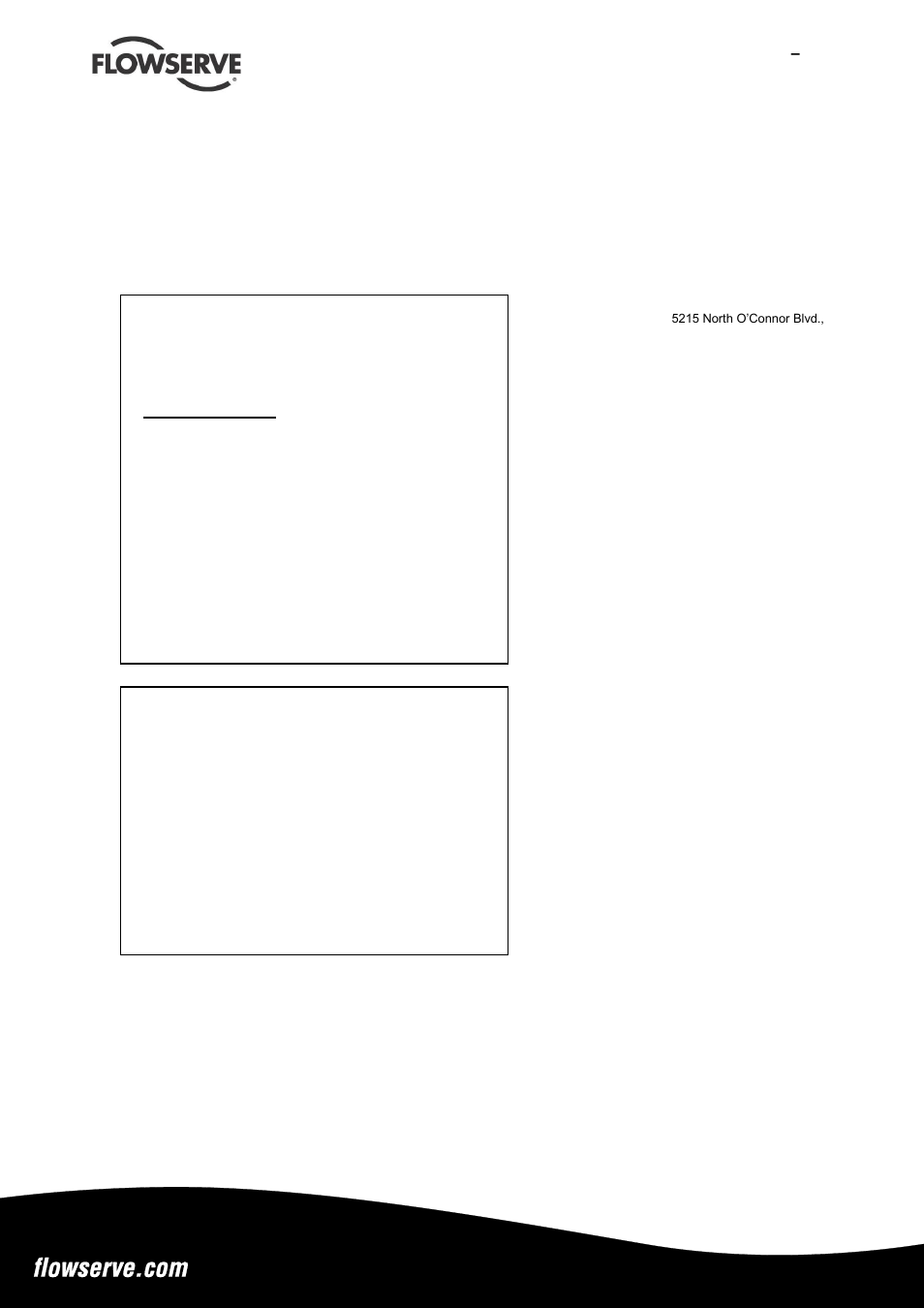 Flowserve b.v | Flowserve PHL User Manual | Page 31 / 31