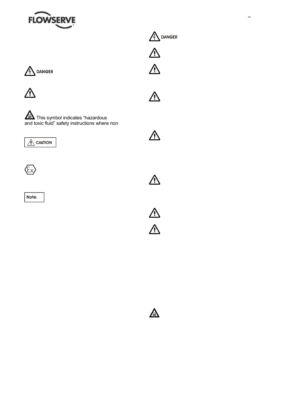 6 safety | Flowserve PHL User Manual | Page 4 / 31