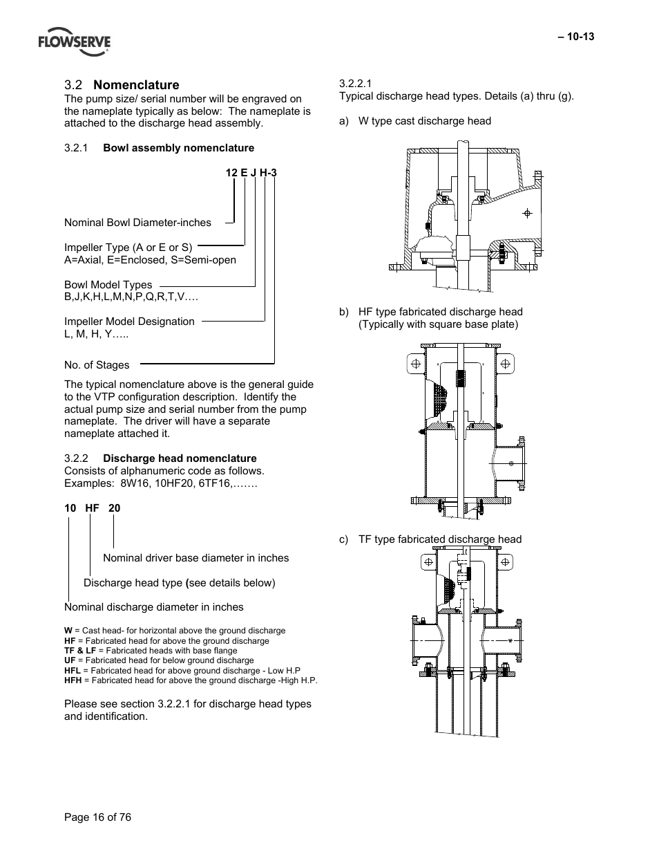 Flowserve VTP Wet Pit User Manual | Page 16 / 76