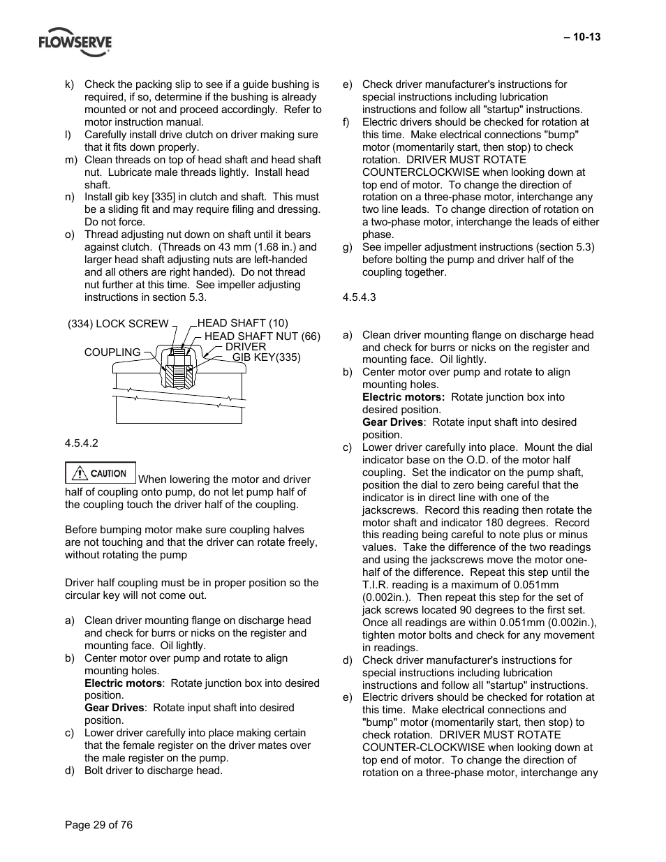 Flowserve VTP Wet Pit User Manual | Page 29 / 76