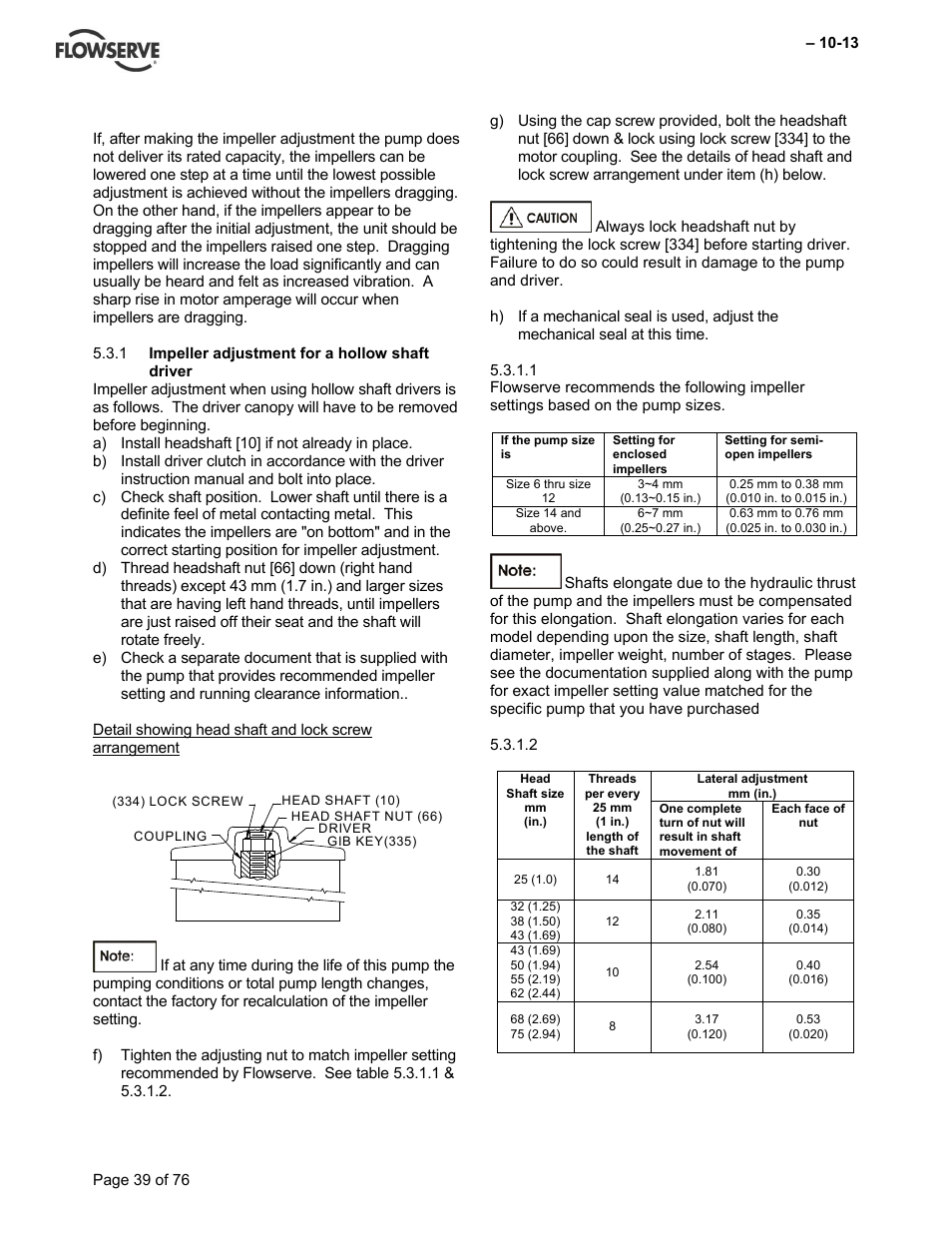 Flowserve VTP Wet Pit User Manual | Page 39 / 76