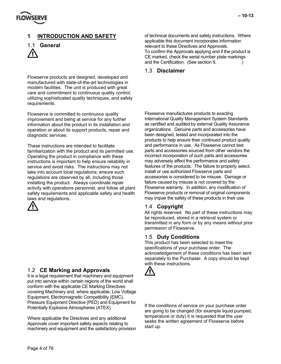 Flowserve VTP Wet Pit User Manual | Page 4 / 76