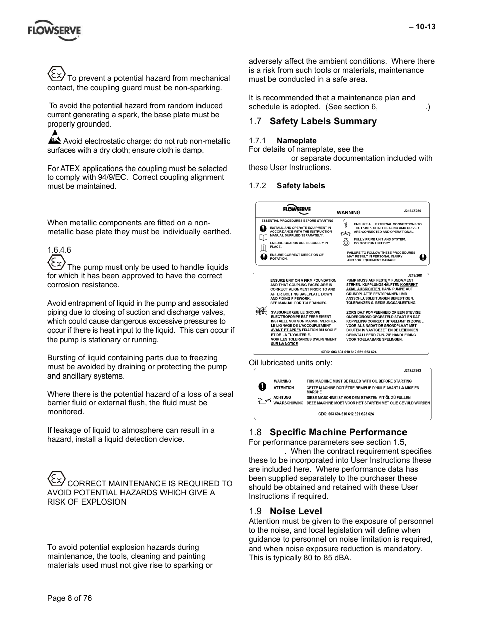 Flowserve VTP Wet Pit User Manual | Page 8 / 76