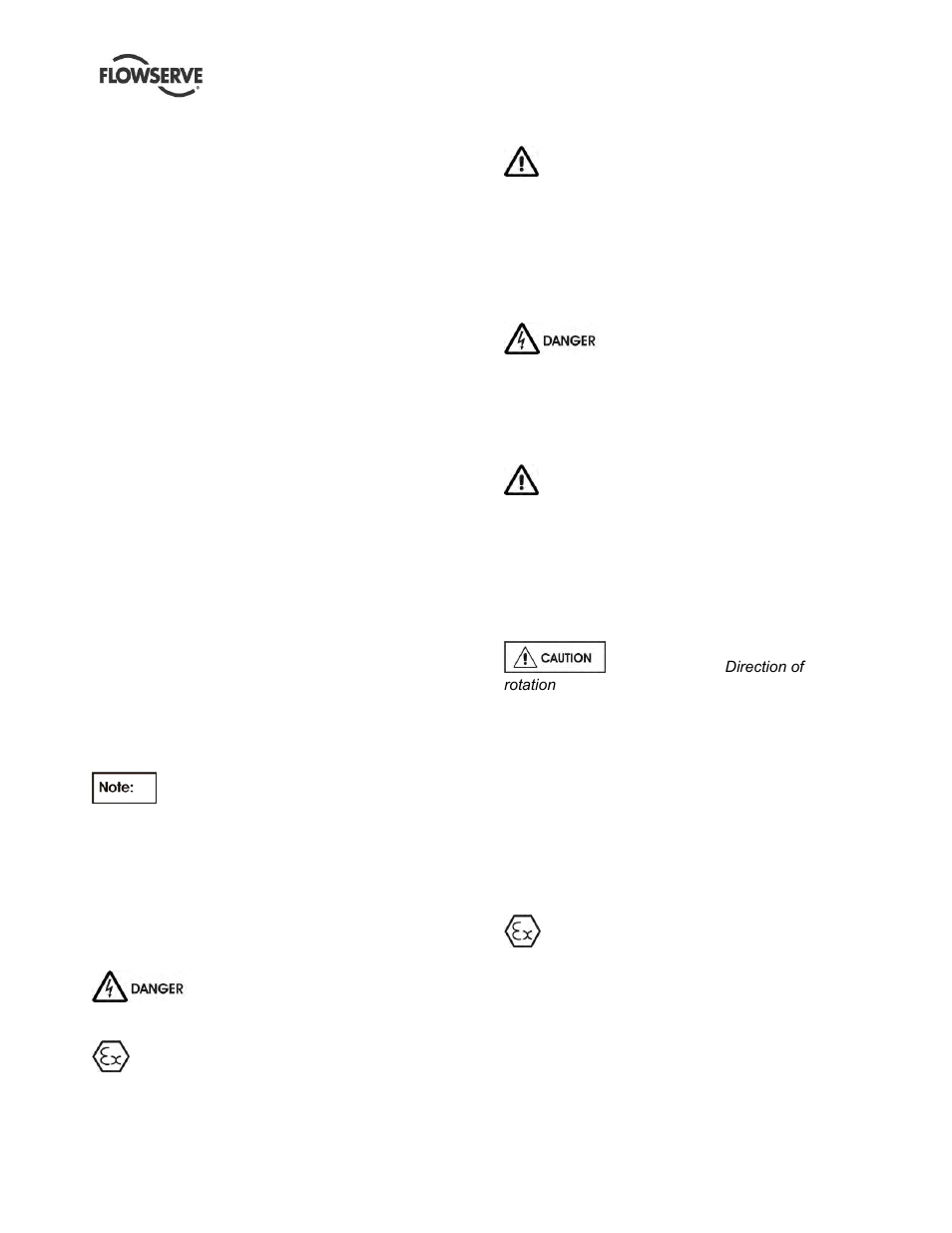 7 electrical connections, 8 final shaft alignment check, 9 protection systems | Flowserve APKD User Manual | Page 27 / 55