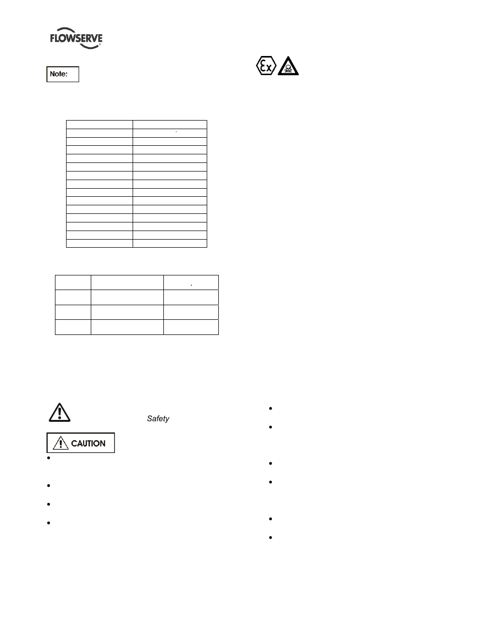 6 fastener torques, 7 setting impeller clearance, 8 disassembly | Flowserve APKD User Manual | Page 39 / 55