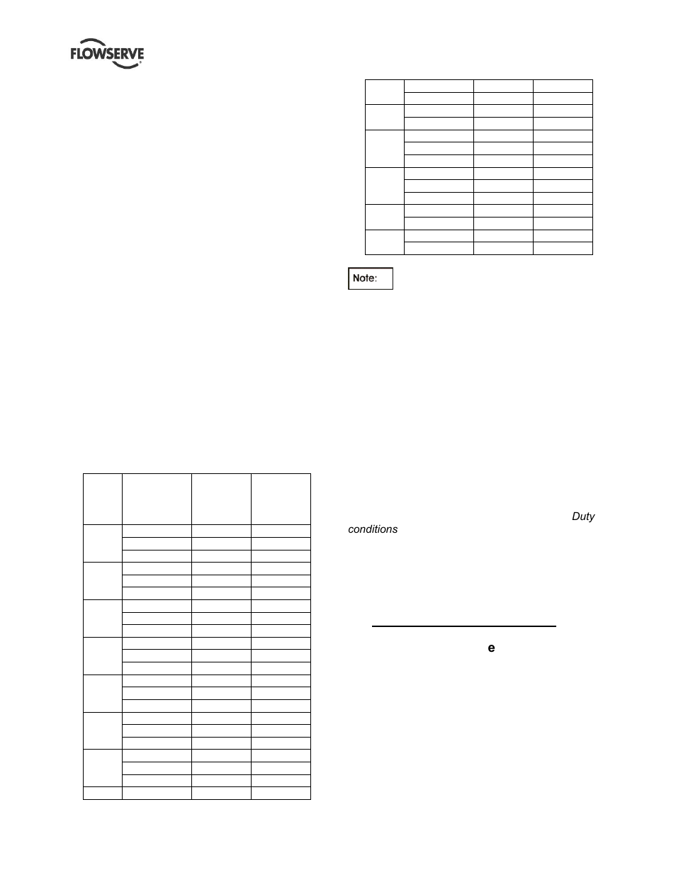 9 specific machine performance, Transport and storage, 1 consignment receipt and unpacking | 2transport and storage, 1 consignment rec eipt and unpacking | Flowserve APKD User Manual | Page 8 / 55