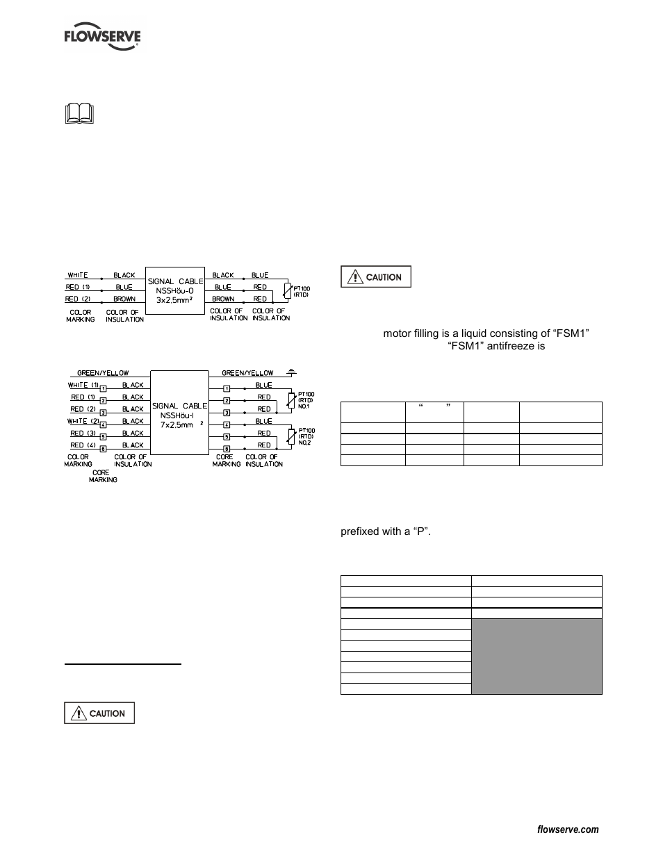 8 resistance sensor pt100 (rtd), 6 motor filling, 1 antifreeze | Flowserve PLEUGER User Manual | Page 21 / 40