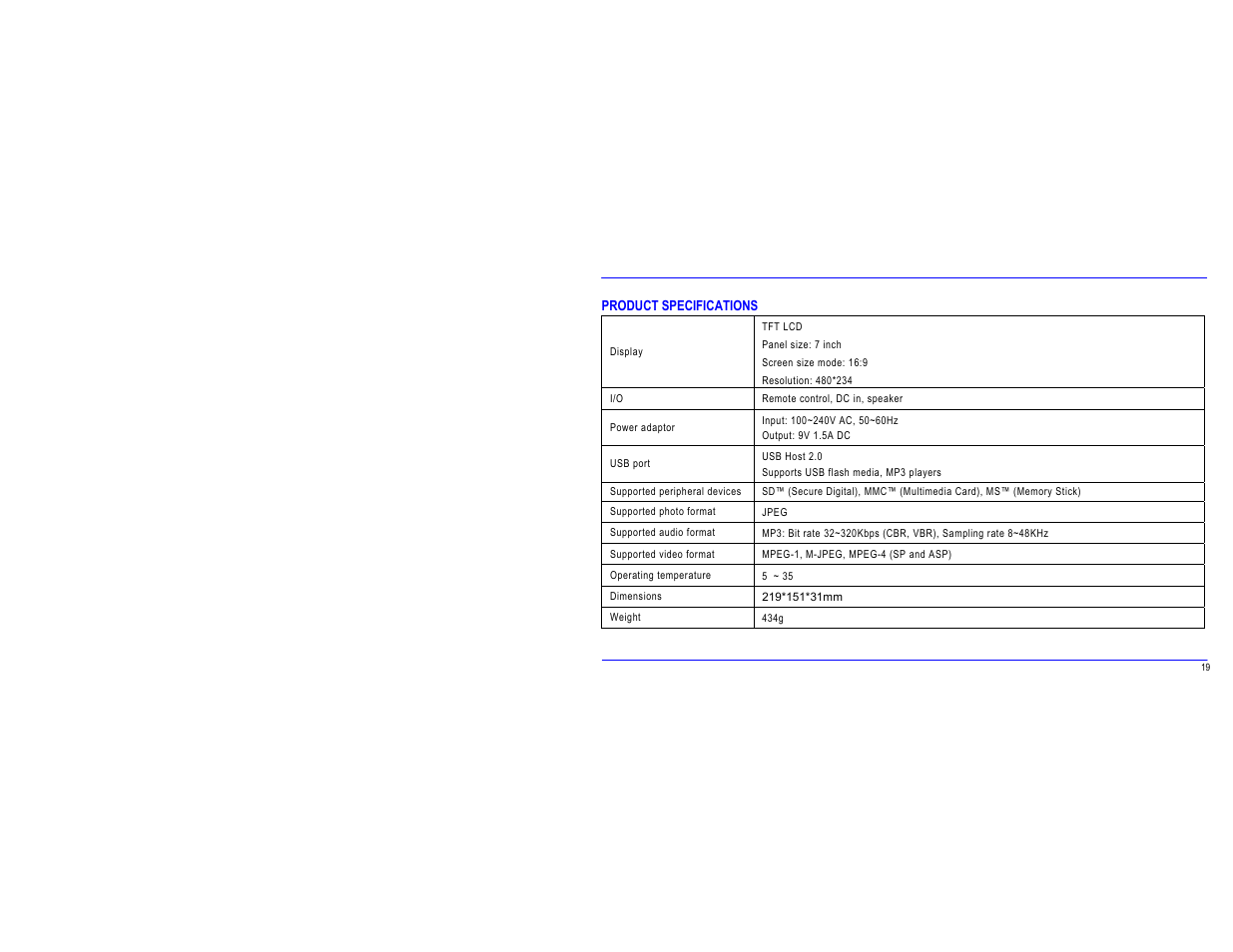 Curtis DPB702A User Manual | Page 23 / 26