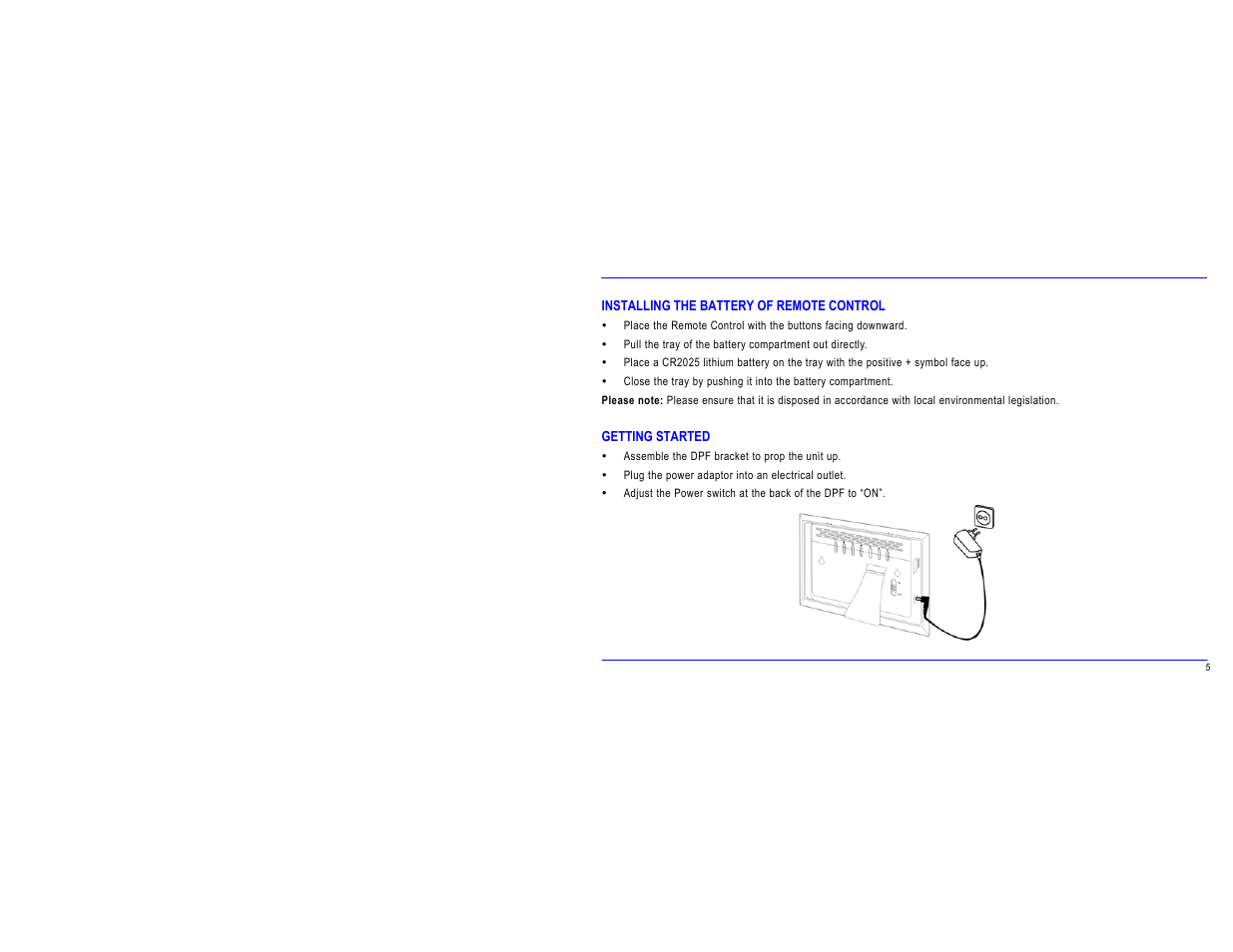 Curtis DPB702A User Manual | Page 9 / 26