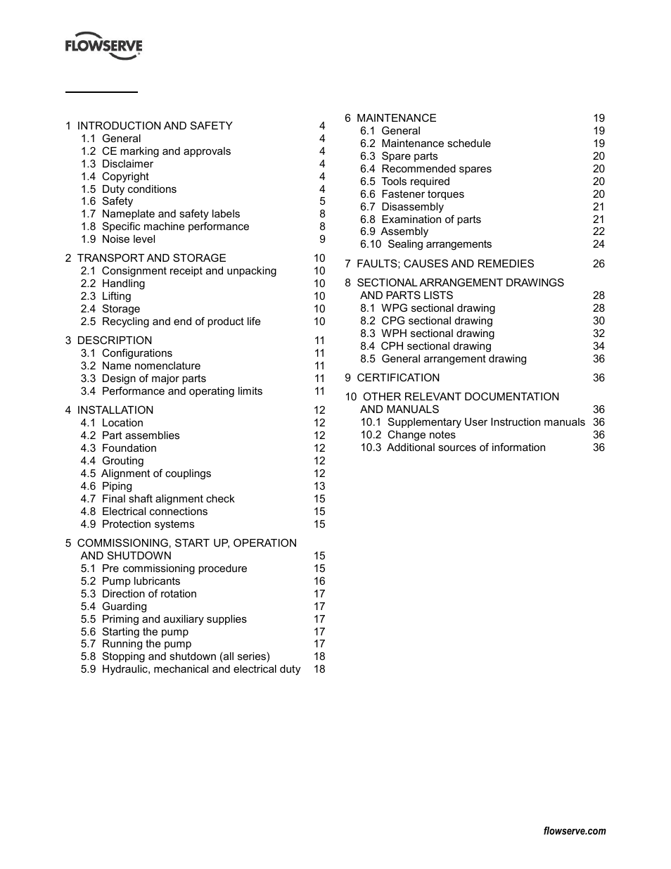 Flowserve WPG IDP User Manual | Page 2 / 40