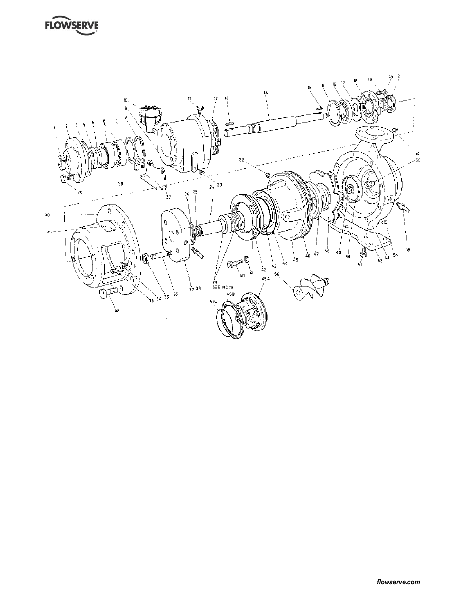 3 wph sectional drawing | Flowserve WPG IDP User Manual | Page 32 / 40