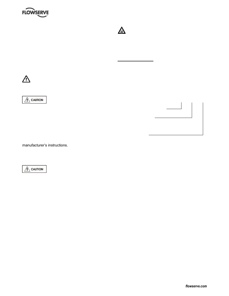 2 handling, 3 lifting, 4 storage | 5 recycling and end of product life, 3 description, 1 configurations, 2 name nomenclature, 3 design of major parts, Configurations (3.1), Design of major parts (3.3) | Flowserve WMV IDP User Manual | Page 10 / 28