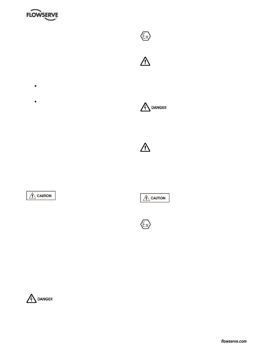6 electrical connections, 7 protection systems, Electrical connections (4.6) | Protection systems (4.7) | Flowserve WMV IDP User Manual | Page 13 / 28