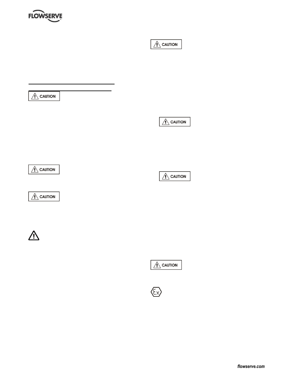 5 commissioning, start-up, operation and, Shutdown, 1 pre-commissioning procedure | 2 direction of rotation, 3 guarding, 4 priming and auxiliary supplies, 5 starting the pump, 6 running the pump, Commissioning and operation (5), Direction of rotation (5.2) | Flowserve WMV IDP User Manual | Page 14 / 28