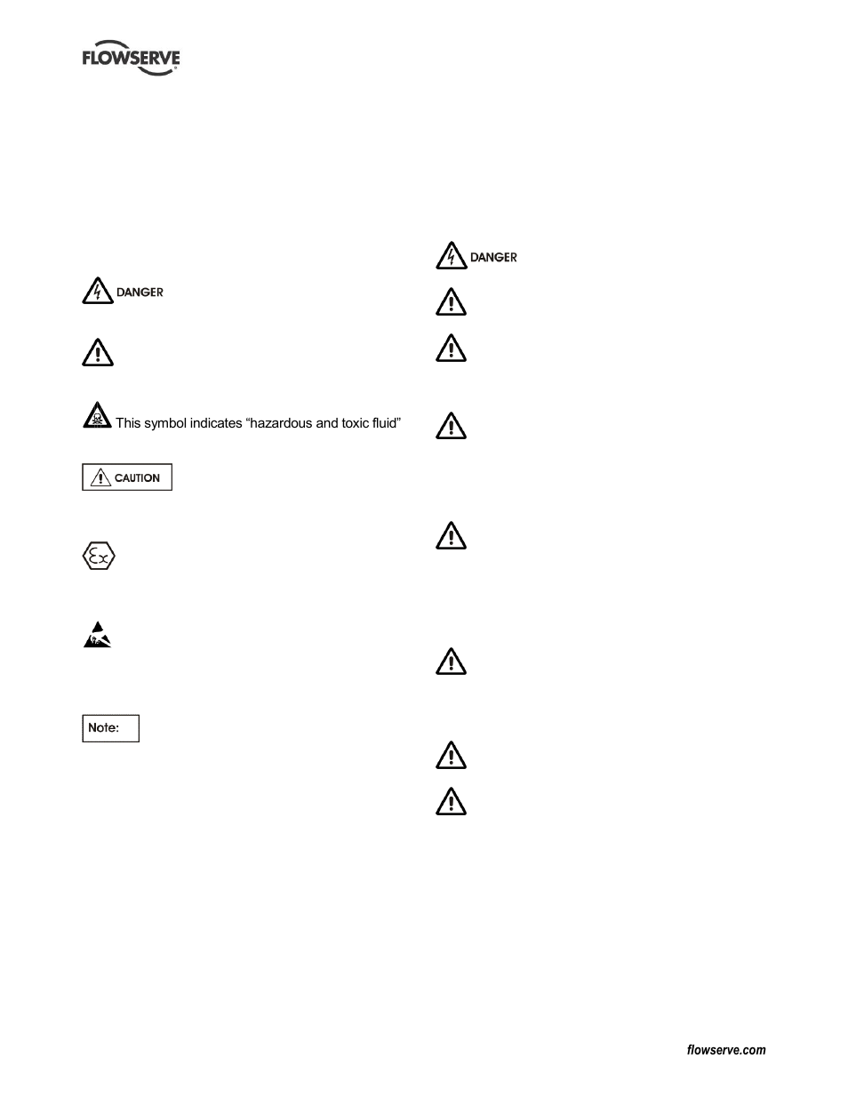 6 safety, Safety action (1.6.3), Safety markings (1.6.1) | Flowserve WMV IDP User Manual | Page 5 / 28