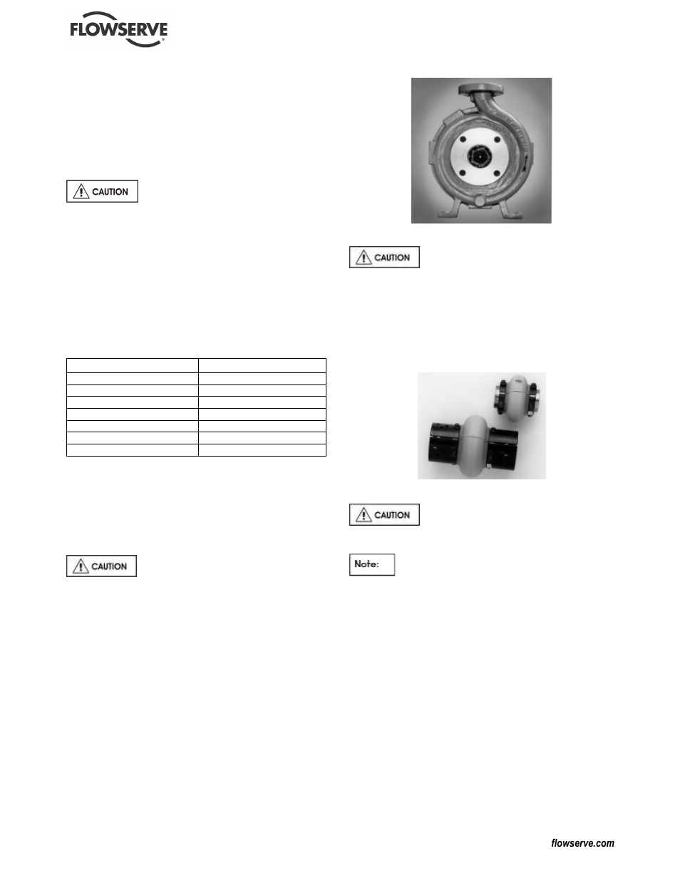 3 impeller clearance, 4 direction of rotation, 5 guarding | Flowserve Mark 3 Sealed Metallic Durco User Manual | Page 39 / 72