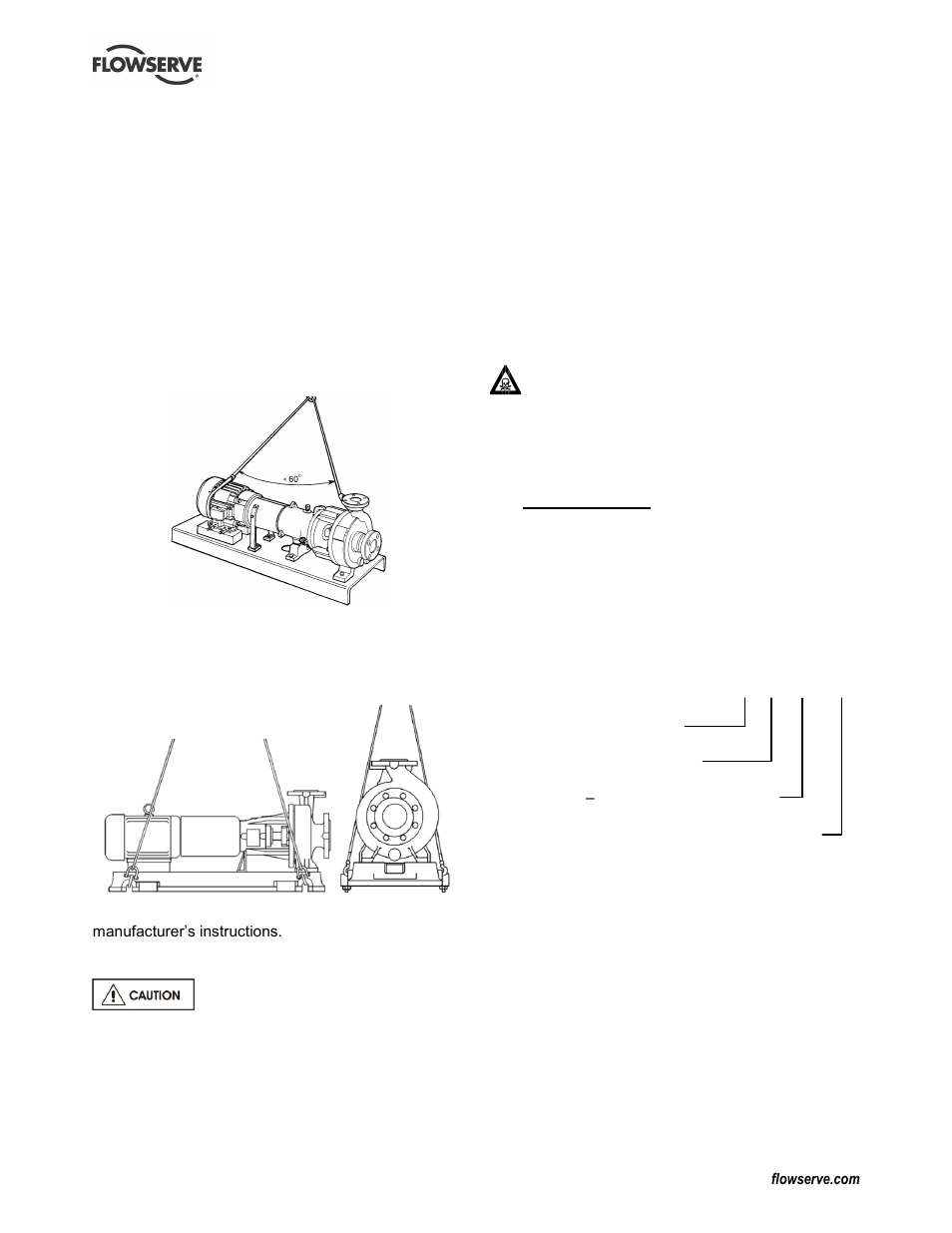 4 storage 2.5 recycling and end of product life, Description, Configurations (3.1) | Design of major parts (3.3), End of product life (2.5), Name nomenclature (3.2), Recycling (2.5), Storage, pump (2.4) | Flowserve CPX IDP User Manual | Page 11 / 44